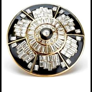 CC Skye blossom ring Art Deco